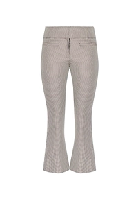 CourrÈGes Houndstooth Pattern Flared Trousers