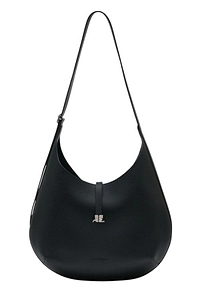 CourrÈGes Logo-Buckle Top Handle Shoulder Bag
