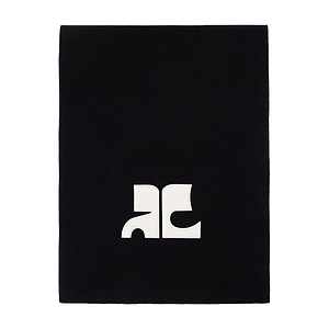 CourrÈGes Logo Knit Scarf
