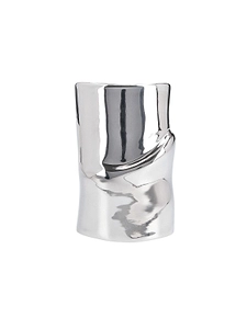 Melting-Effect Wide-Band Cuff Bracelet