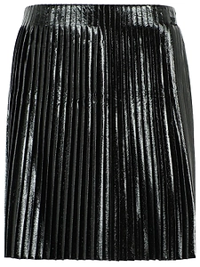 CourrÈGes Pleated Vinyl Skirt
