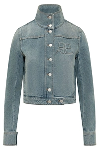 CourrÈGes Reedition Buttoned Denim Jacket