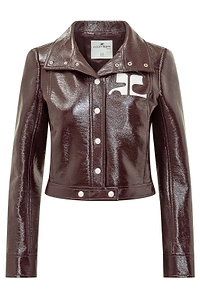 CourrÈGes Reedition Vinyl Logo Jacket