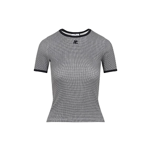 CourrÈGes Signature Contrast T-Shirt