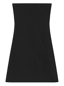 CourrÈGes Strapless Cut-Out Mini Dress