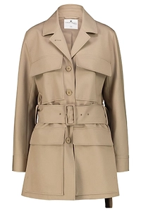 CourrÈGes Utility Belted Coat