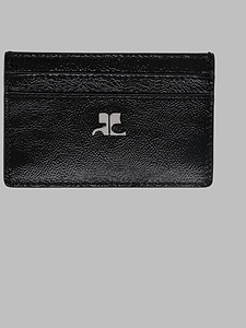 CourrÈGes Varnished Card Holder Wallet