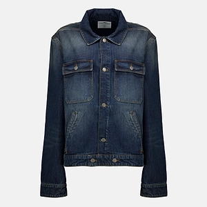 CourrÈGes Vintage Trucker Denim Jacket