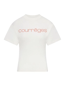 CourrÈGes Waisted Printed T-Shirt