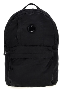 Logo Plaque Zipped Backpack