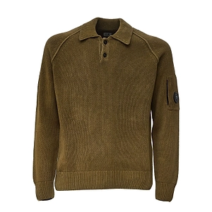 C.P. Company Chenille Polo Jumper