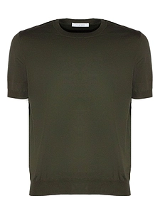 Cruciani Short-Sleeve Knitted T-Shirt