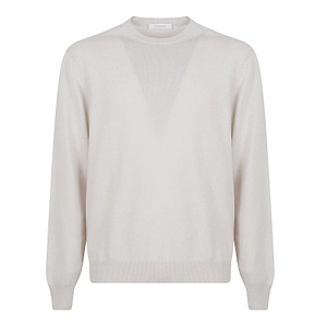 Cruciani V-Panel Crew Neck Knitted Sweater