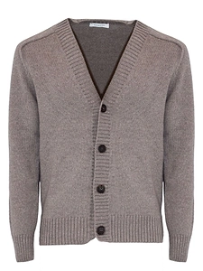Cruciani V-Neck Buttoned Cardigan