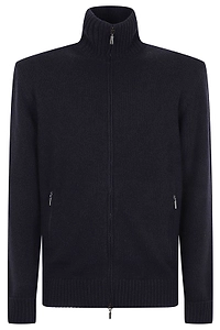 Cruciani Zip-Up Knitted Jacket