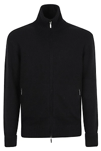 Cruciani Zip-Up Knitted Jacket