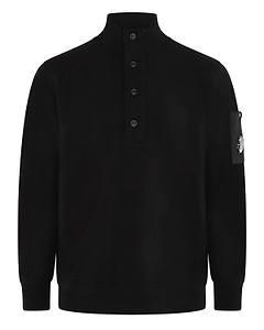 C.P. Company Felted Half Button Jumper