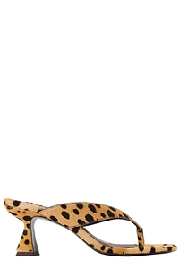 Cult Gaia Abi Patterned Heeled Slip-On Sandals