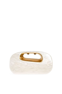 Cult Gaia Amara Sculpted Clutch Bag