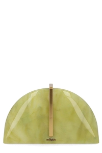Dominga Sculpted Clutch Bag