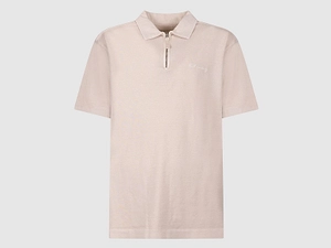 Zip-Neck Polo Shirt