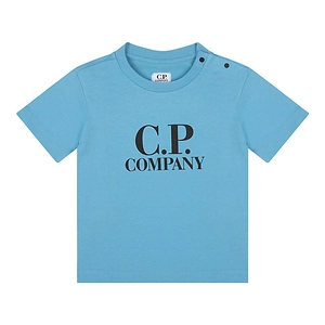 C.P. Company Kids Logo Printed Crewneck T-Shirt