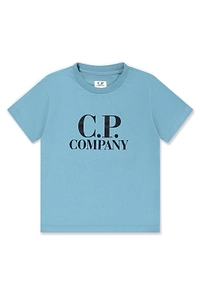 C.P. Company Kids Logo Printed Crewneck T-Shirt