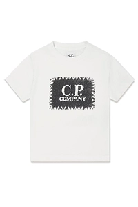 C.P. Company Kids Logo Printed Crewneck T-Shirt