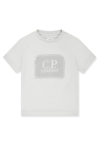 C.P. Company Kids Logo Printed Crewneck T-Shirt