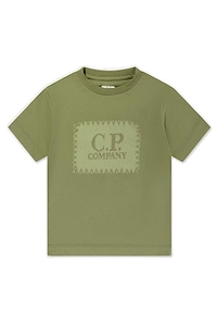 C.P. Company Kids Logo Printed Crewneck T-Shirt