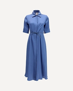 Baldo Belted Chemisier Dress