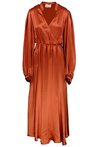 Matera V-Neck Long-Sleeved Dress