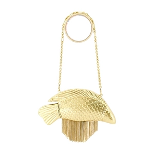 Cult Gaia Neemo Fish-Shaped Chained Clutch Bag