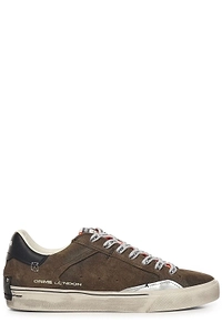 Crime London Distressed Low-Top Sneakers