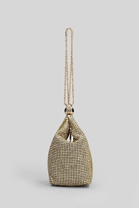 Cult Gaia Rue Wristlet Embellished Mini Clutch Bag