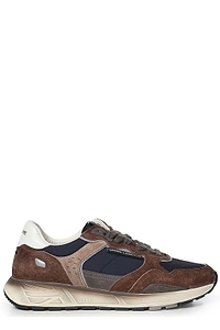 Crime London Panelled Lace-Up Sneakers