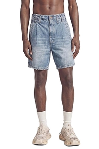 Cultura Logo Patch Pleated Shorts