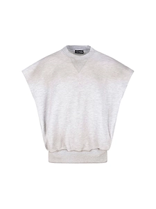 Cultura Printed Sleeveless Sweatshirt