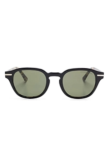 Cutler And Gross Oval Frame Sunglasses