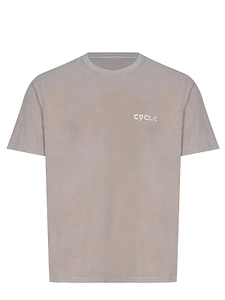 Cycle Logo Stone-Wash T-Shirt
