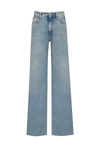Cycle High-Rise Wide-Leg Jeans