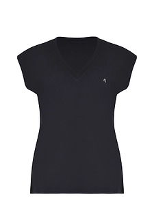 Cycle Ribbed V-Neck T-Shirt