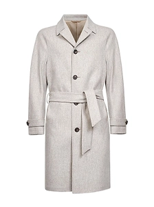 D4.0 Belted Single-Breasted Coat