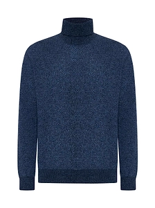D4.0 Ribbed Turtleneck Knitted Sweater