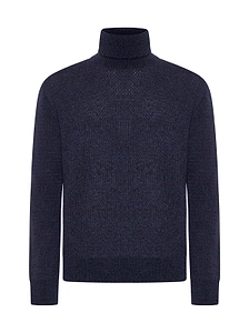 D4.0 Ribbed Turtleneck Knitted Sweater