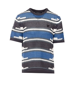 Daily Paper Kente Crochet Stripe T-Shirt