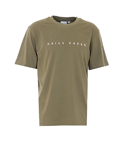 Daily Paper Logo Embroidered Crewneck T-Shirt