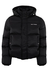 Daily Paper Logo Printed High Neck Jacket