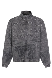 Daily Paper Printed Denim Track Jacket