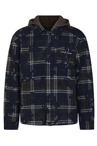 Daily Paper The Patched Check Logo Embroidered Shirt